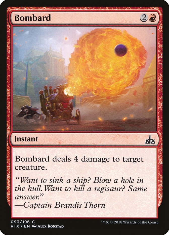 Bombard [Rivals of Ixalan] | L.A. Mood Comics and Games