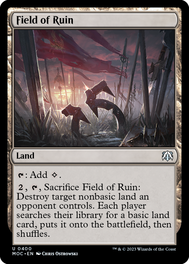 Field of Ruin [March of the Machine Commander] | L.A. Mood Comics and Games