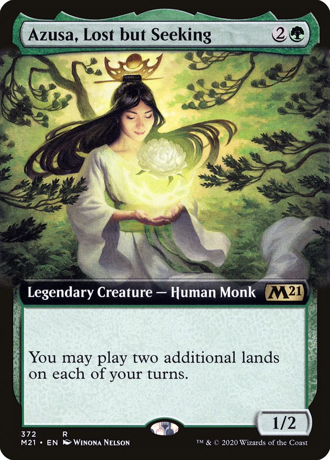 Azusa, Lost but Seeking (Extended Art) [Core Set 2021] | L.A. Mood Comics and Games