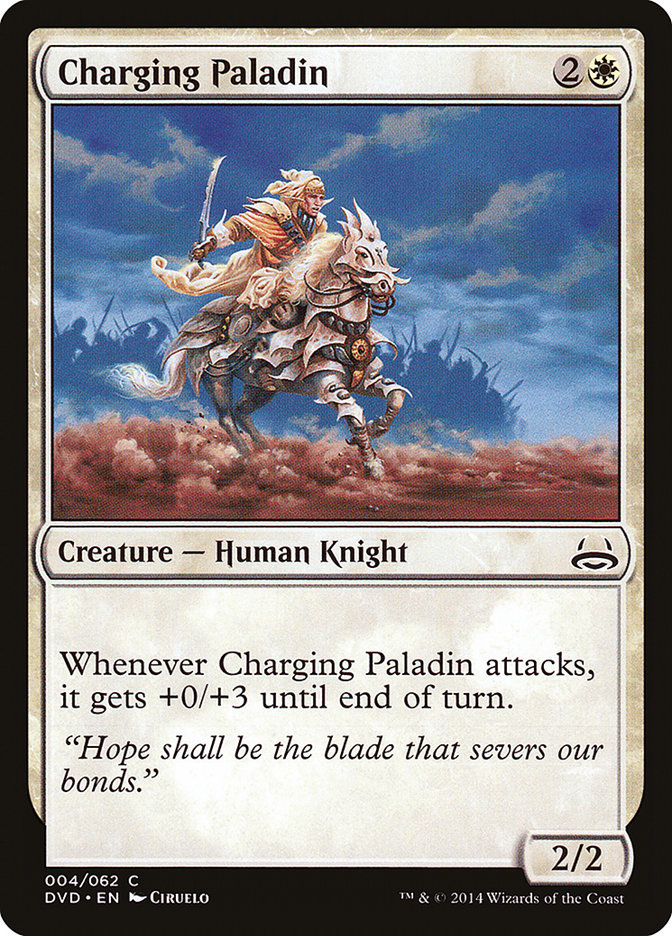 Charging Paladin (Divine vs. Demonic) [Duel Decks Anthology] | L.A. Mood Comics and Games