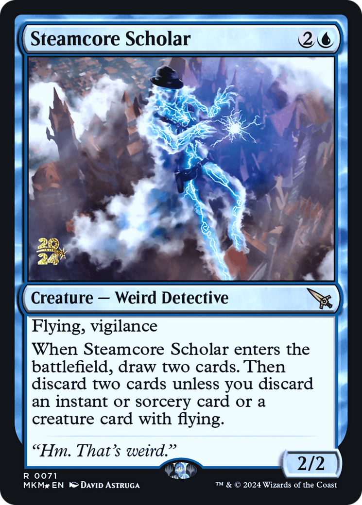 Steamcore Scholar [Murders at Karlov Manor Prerelease Promos] | L.A. Mood Comics and Games