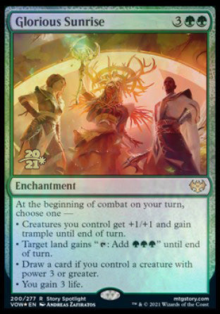 Glorious Sunrise [Innistrad: Crimson Vow Prerelease Promos] | L.A. Mood Comics and Games