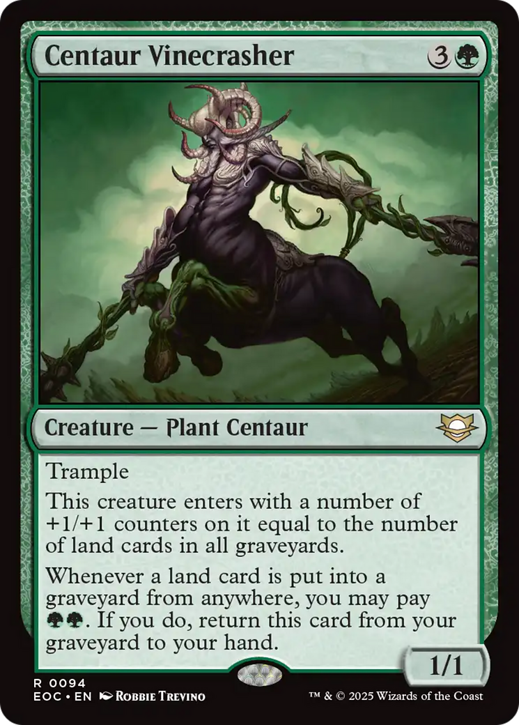 Centaur Vinecrasher [Edge of Eternities Commander] | L.A. Mood Comics and Games