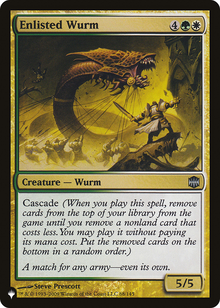 Enlisted Wurm [The List] | L.A. Mood Comics and Games