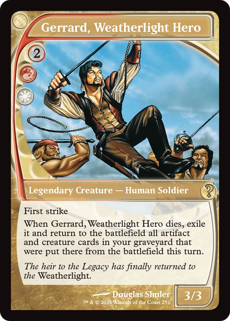 Gerrard, Weatherlight Hero (Future Sight) [Mystery Booster 2] | L.A. Mood Comics and Games