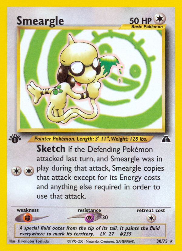 Smeargle (30/75) [Neo Discovery 1st Edition] | L.A. Mood Comics and Games