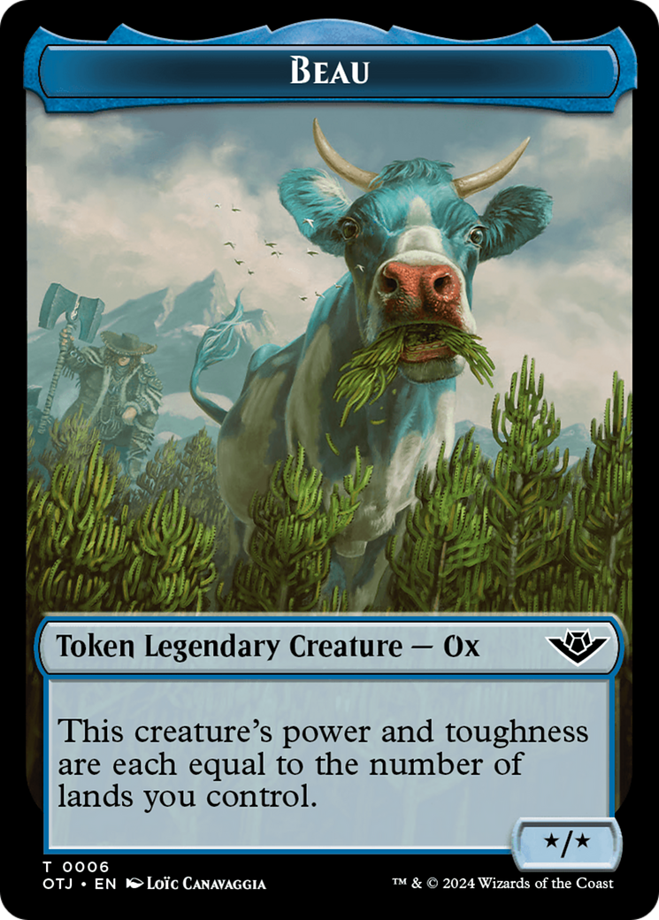 Beau Token [Outlaws of Thunder Junction Tokens] | L.A. Mood Comics and Games