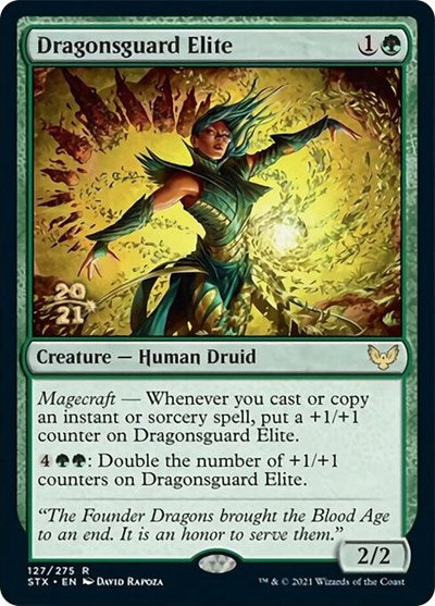 Dragonsguard Elite [Strixhaven: School of Mages Prerelease Promos] | L.A. Mood Comics and Games