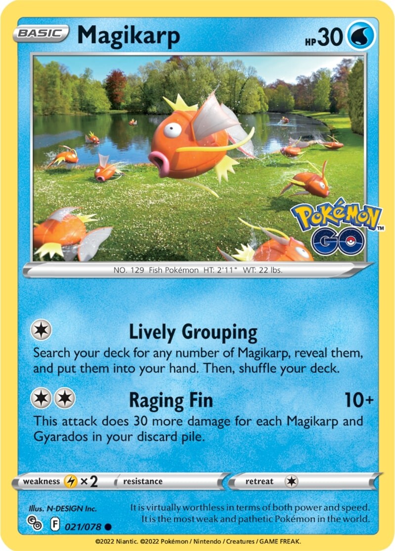 Magikarp (021/078) [Pokémon GO] | L.A. Mood Comics and Games