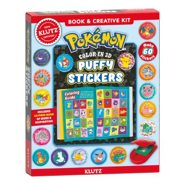 Pokemon Color-In 3D Stickers | L.A. Mood Comics and Games