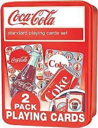 Coca-Cola Tin with 2 Packs of Playing Cards | L.A. Mood Comics and Games