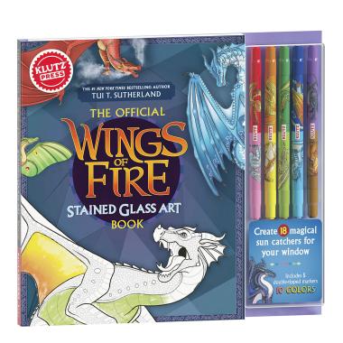 KlutzPress Wings of Fire Stained Glass Art | L.A. Mood Comics and Games