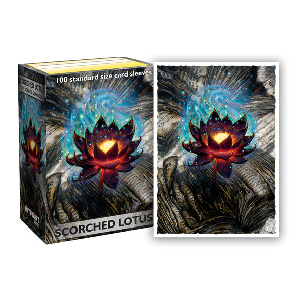 Dragon Shield Art Sleeve - Scorched Lotus (Matte) | L.A. Mood Comics and Games