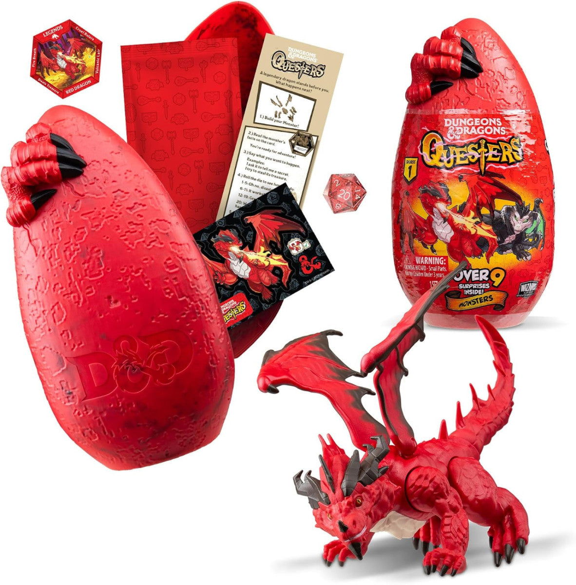 Dungeons & Dragons Questers – Red Dragon Buildable Figure | L.A. Mood Comics and Games