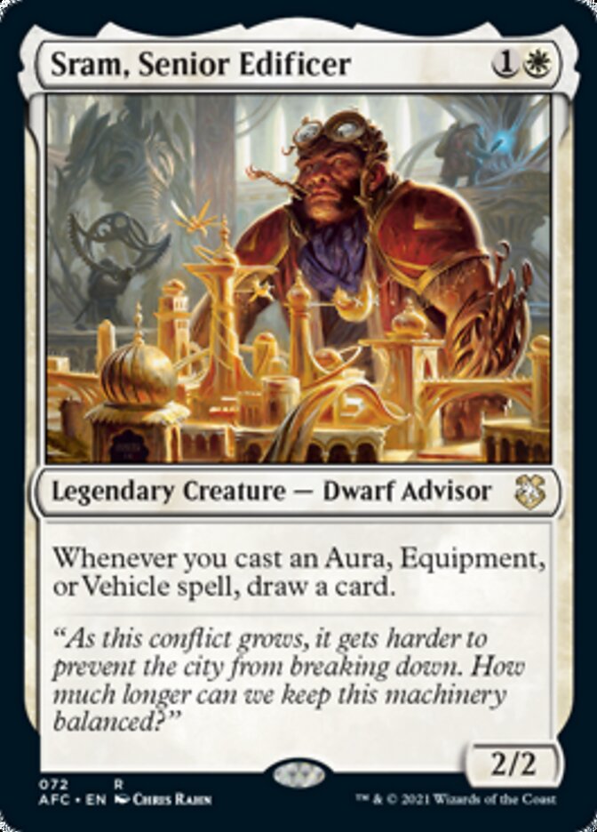 Sram, Senior Edificer [Dungeons & Dragons: Adventures in the Forgotten Realms Commander] | L.A. Mood Comics and Games