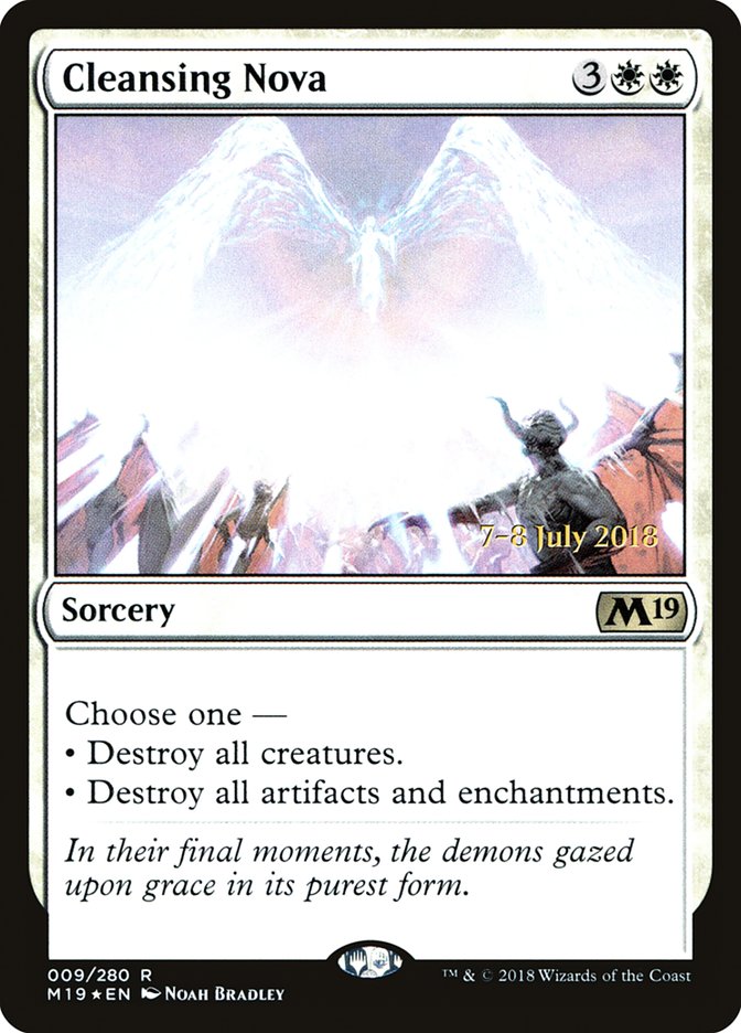 Cleansing Nova [Core Set 2019 Prerelease Promos] | L.A. Mood Comics and Games
