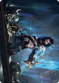 Halvar, God of Battle Art Card (Gold-Stamped Signature) [Kaldheim Art Series] | L.A. Mood Comics and Games