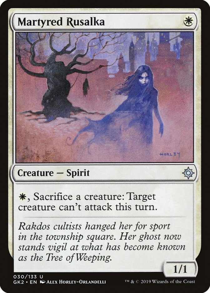 Martyred Rusalka [Ravnica Allegiance Guild Kit] | L.A. Mood Comics and Games