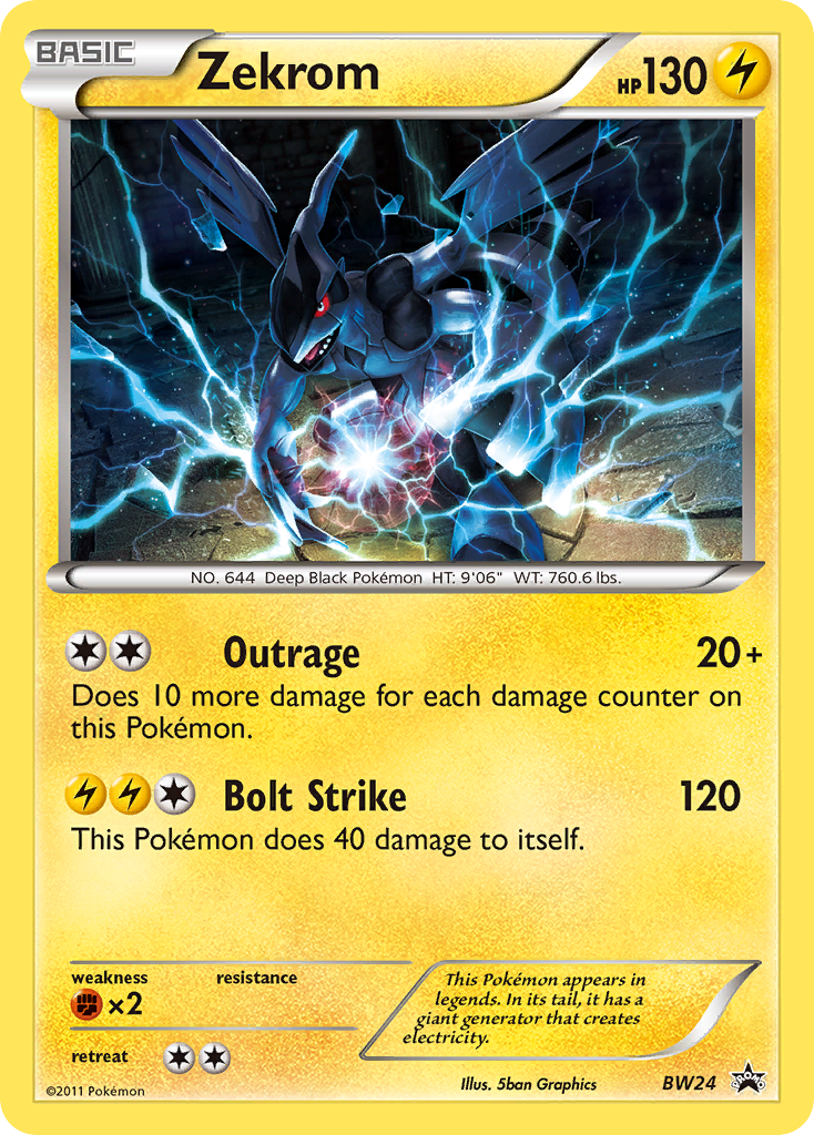Zekrom (BW24) [Black & White: Black Star Promos] | L.A. Mood Comics and Games