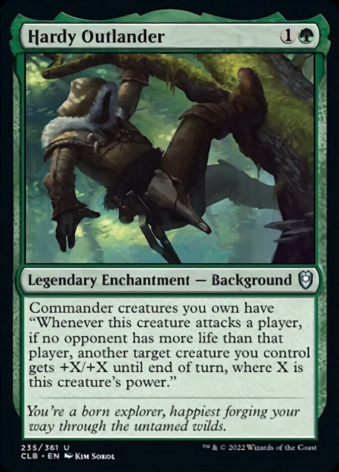 Hardy Outlander [Commander Legends: Battle for Baldur's Gate] | L.A. Mood Comics and Games