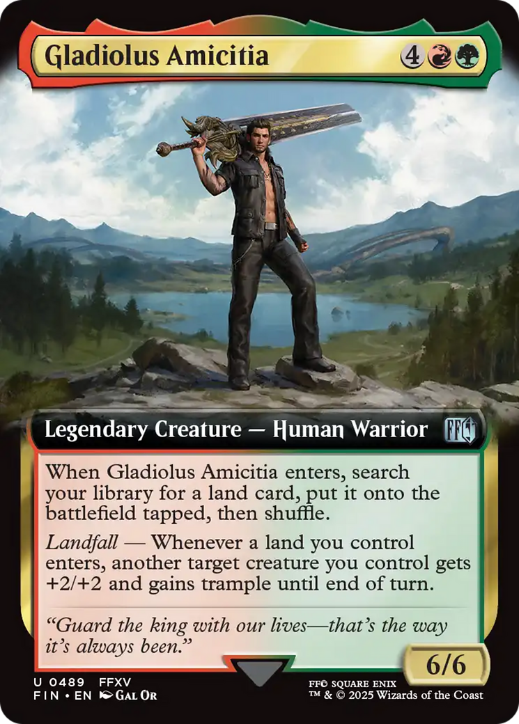 Gladiolus Amicitia (Extended Art) [FINAL FANTASY] | L.A. Mood Comics and Games