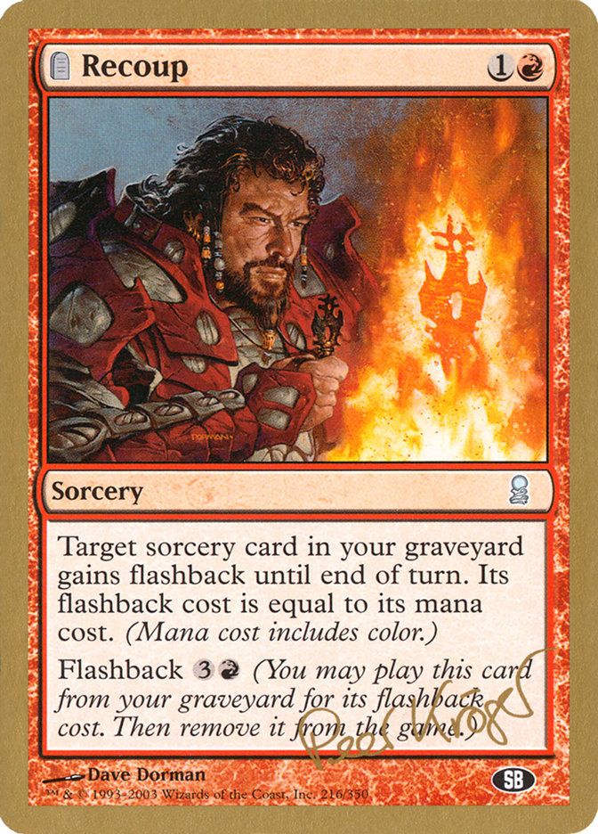 Recoup (Peer Kroger) (SB) [World Championship Decks 2003] | L.A. Mood Comics and Games
