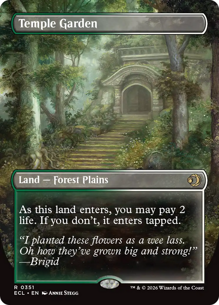 Temple Garden (Borderless) [Lorwyn Eclipsed] | L.A. Mood Comics and Games