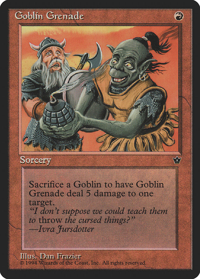 Goblin Grenade (Dan Frazier) [Fallen Empires] | L.A. Mood Comics and Games