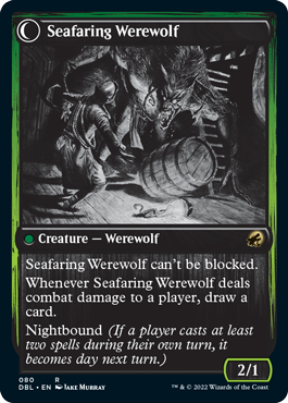 Suspicious Stowaway // Seafaring Werewolf [Innistrad: Double Feature] | L.A. Mood Comics and Games