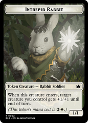 Bat // Intrepid Rabbit Double-Sided Token [Bloomburrow Tokens] | L.A. Mood Comics and Games