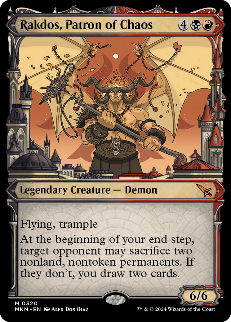 Rakdos, Patron of Chaos (Showcase) (0320) [Murders at Karlov Manor] | L.A. Mood Comics and Games