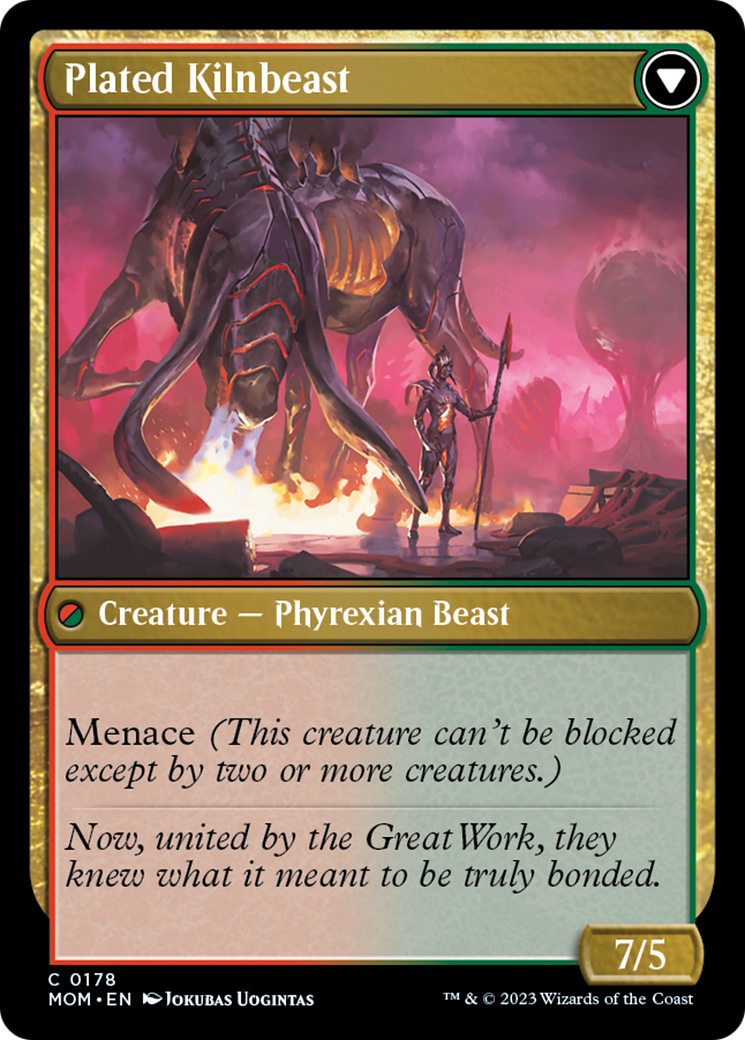 Bonded Herdbeast // Plated Kilnbeast [March of the Machine] | L.A. Mood Comics and Games