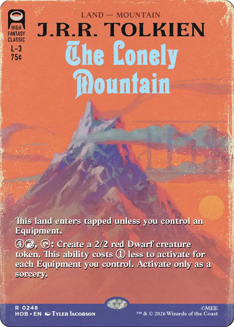 The Lonely Mountain (Borderless) (0248) [The Hobbit] | L.A. Mood Comics and Games