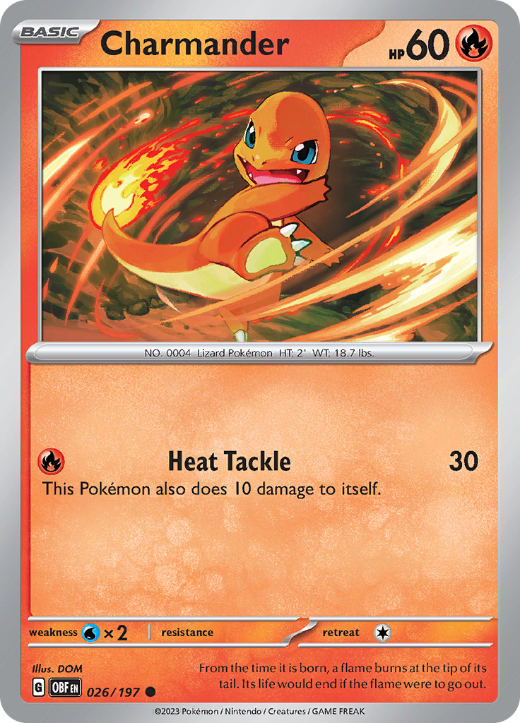 Charmander (026/197) [Scarlet & Violet: Obsidian Flames] | L.A. Mood Comics and Games