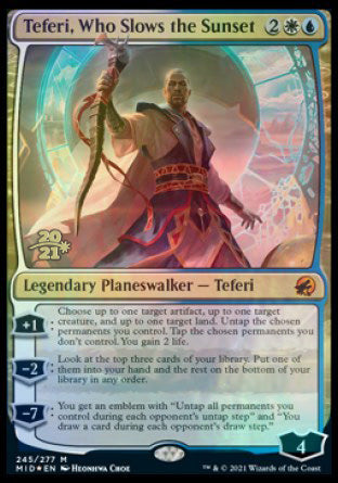 Teferi, Who Slows the Sunset [Innistrad: Midnight Hunt Prerelease Promos] | L.A. Mood Comics and Games