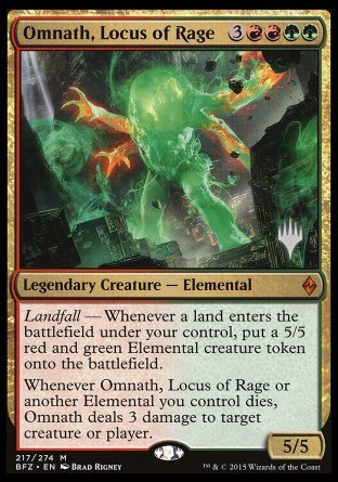 Omnath, Locus of Rage (Promo Pack) [Battle for Zendikar Promos] | L.A. Mood Comics and Games
