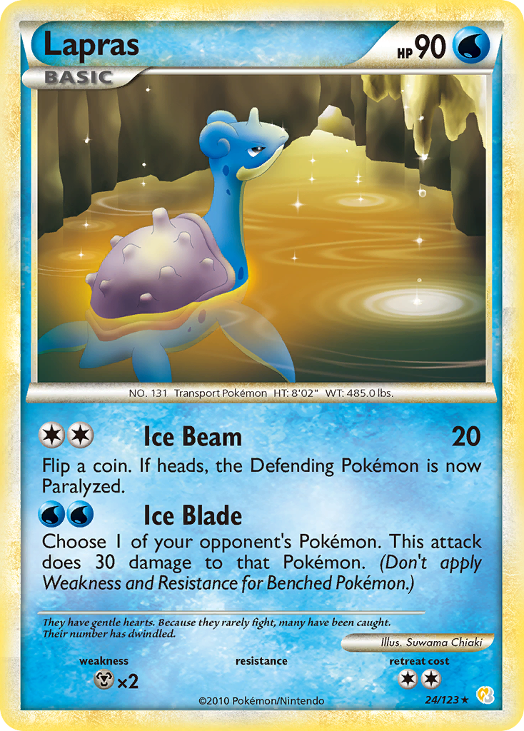 Lapras (24/123) [HeartGold & SoulSilver: Base Set] | L.A. Mood Comics and Games