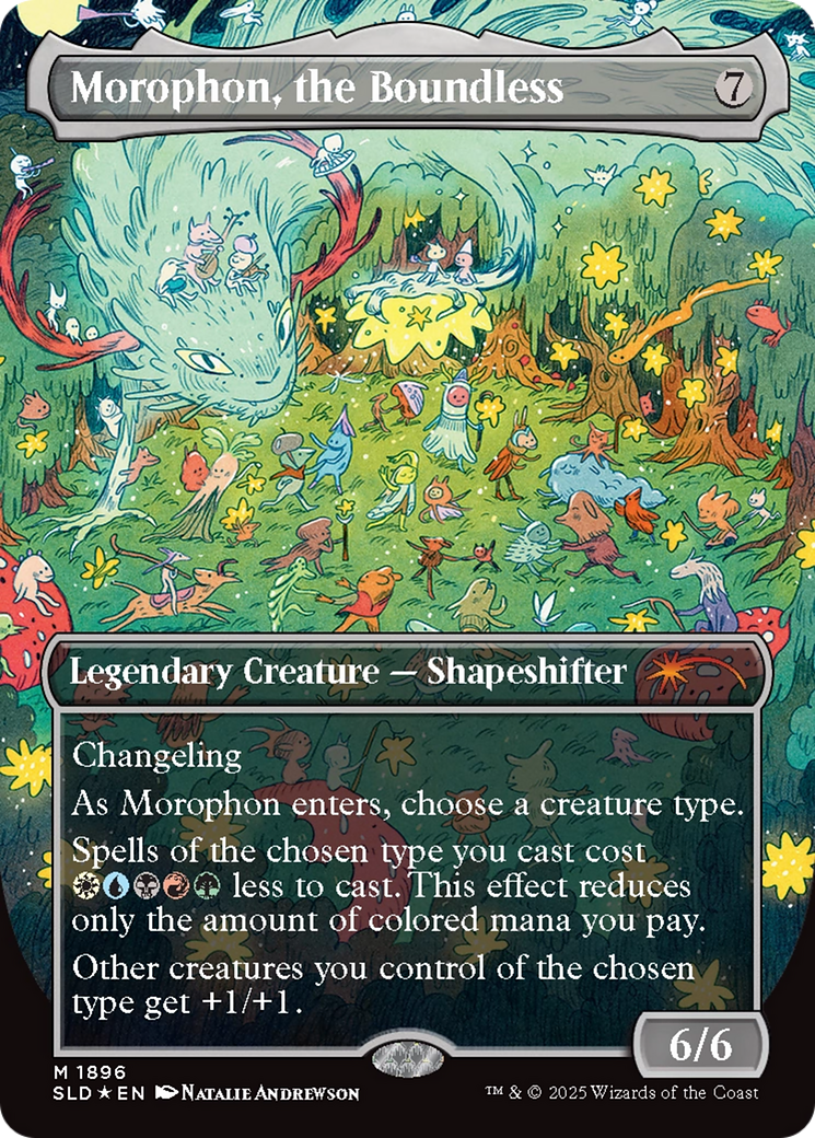 Morophon, the Boundless (Display Commander) - Thick Stock (Double Rainbow Foil) [Secret Lair Drop Series] | L.A. Mood Comics and Games
