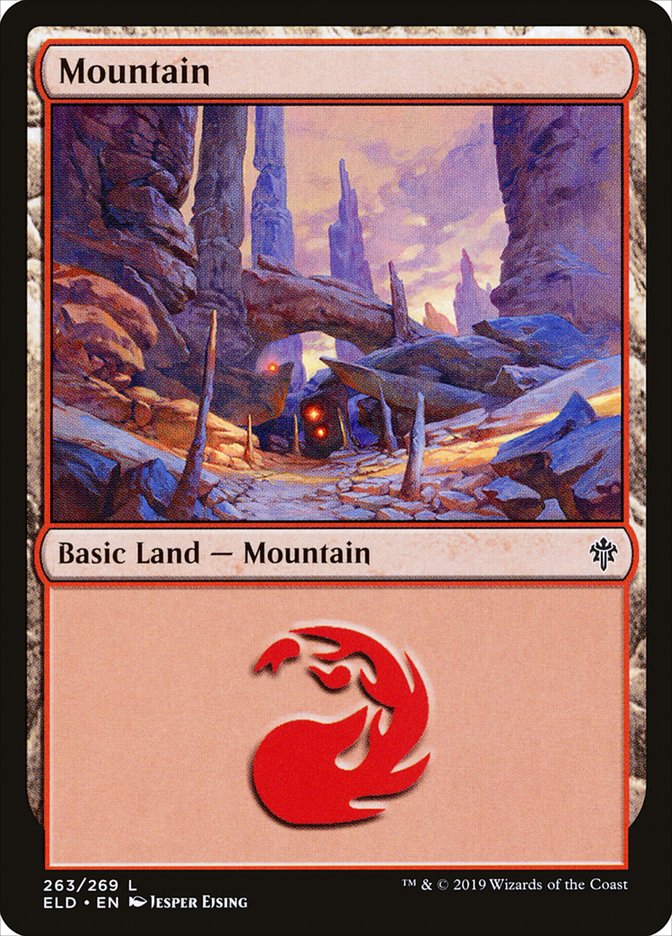 Mountain (263) [Throne of Eldraine] | L.A. Mood Comics and Games