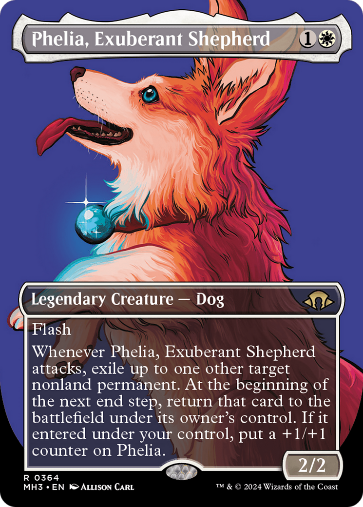 Phelia, Exuberant Shepherd (Borderless) [Modern Horizons 3] | L.A. Mood Comics and Games