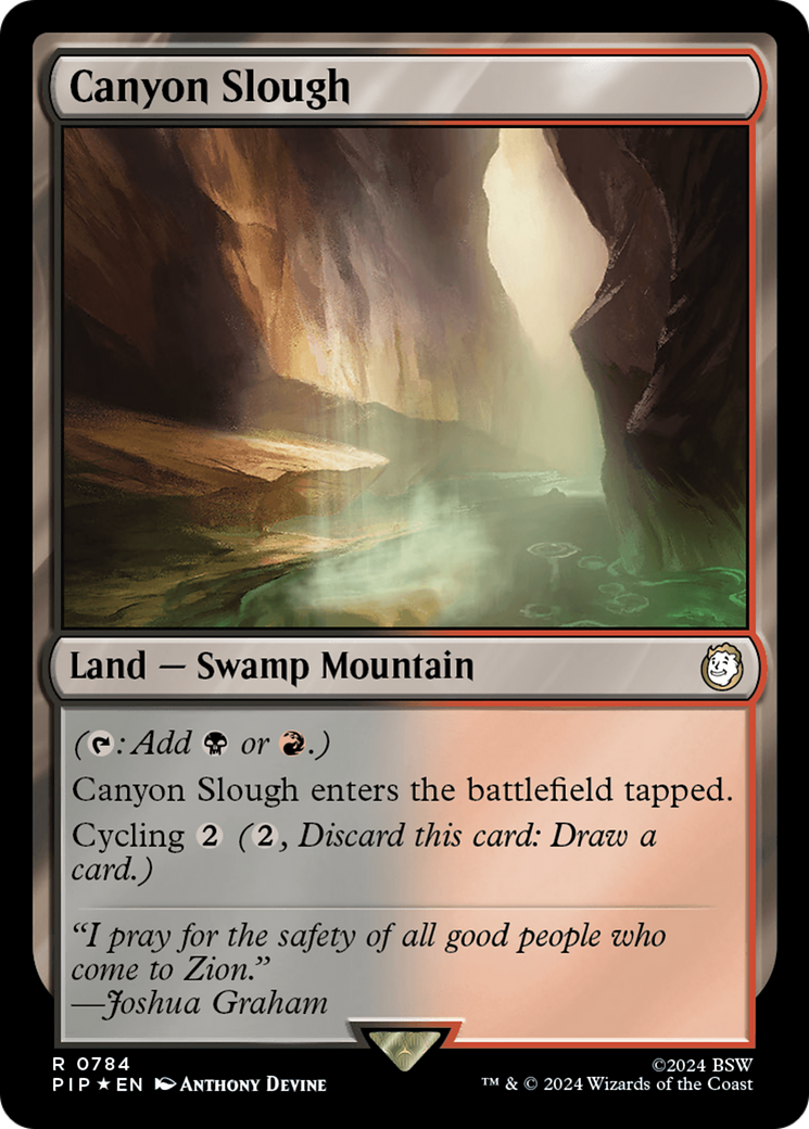 Canyon Slough (Surge Foil) [Fallout] | L.A. Mood Comics and Games