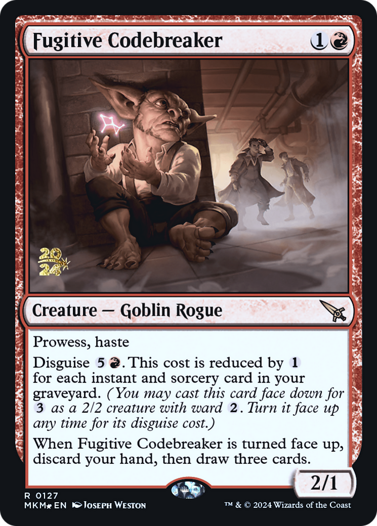 Fugitive Codebreaker [Murders at Karlov Manor Prerelease Promos] | L.A. Mood Comics and Games
