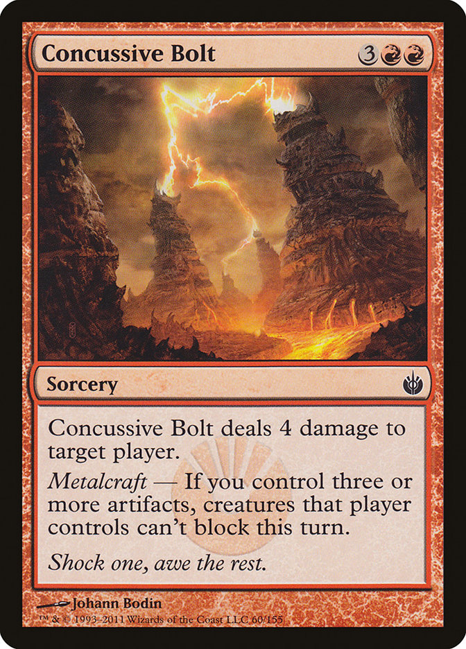 Concussive Bolt [Mirrodin Besieged] | L.A. Mood Comics and Games