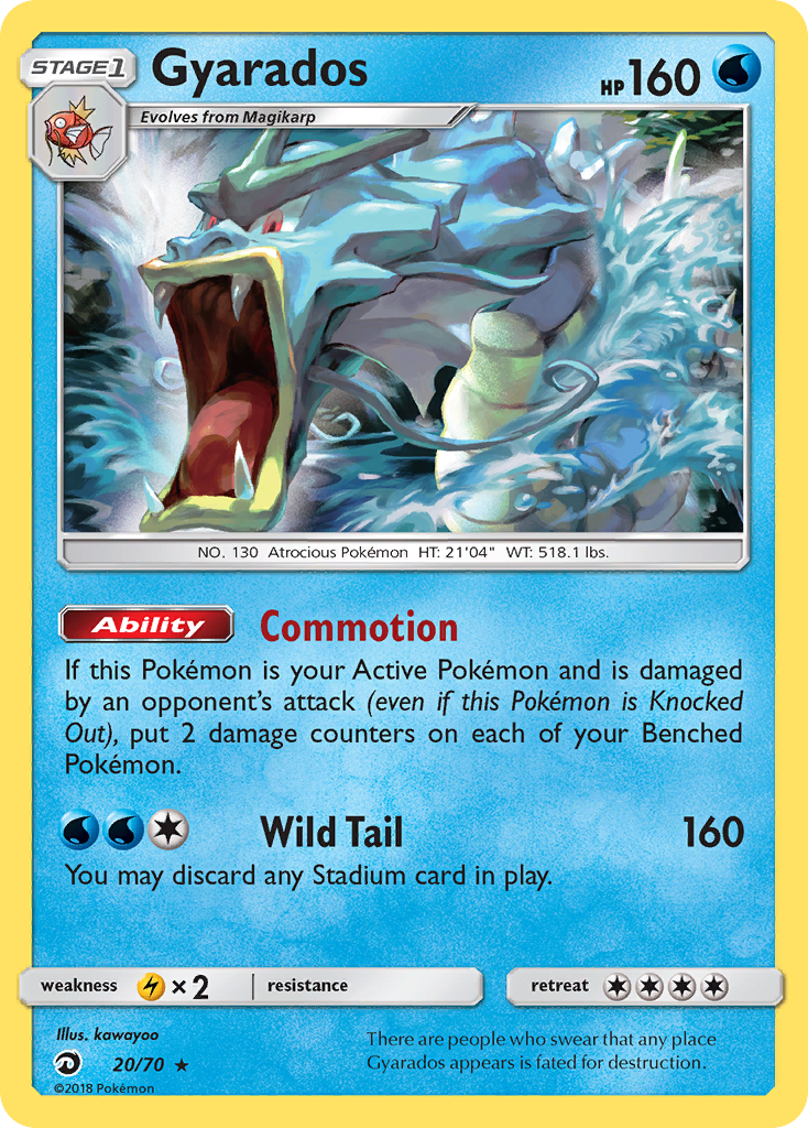 Gyarados (20/70) [Sun & Moon: Dragon Majesty] | L.A. Mood Comics and Games