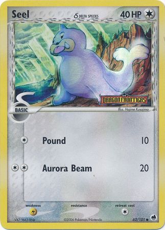 Seel (62/101) (Delta Species) (Stamped) [EX: Dragon Frontiers] | L.A. Mood Comics and Games
