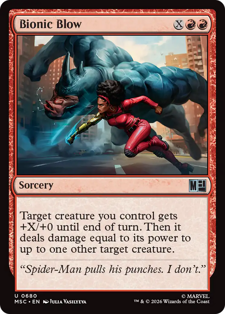 Bionic Blow [Marvel Super Heroes Commander] | L.A. Mood Comics and Games