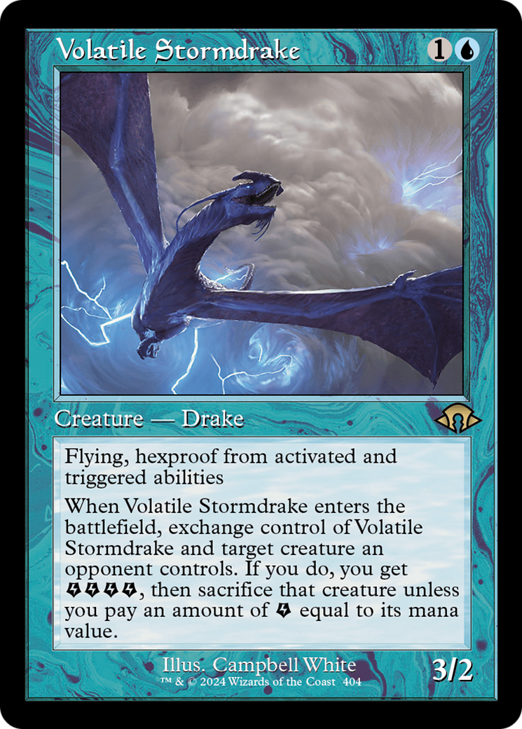 Volatile Stormdrake (Retro) [Modern Horizons 3] | L.A. Mood Comics and Games