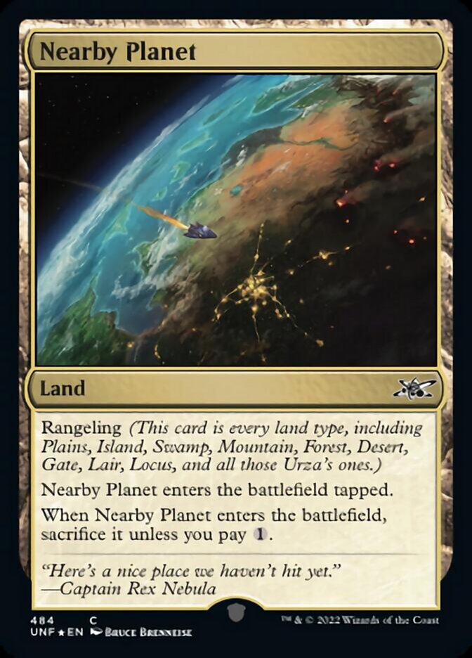 Nearby Planet (Galaxy Foil) [Unfinity] | L.A. Mood Comics and Games