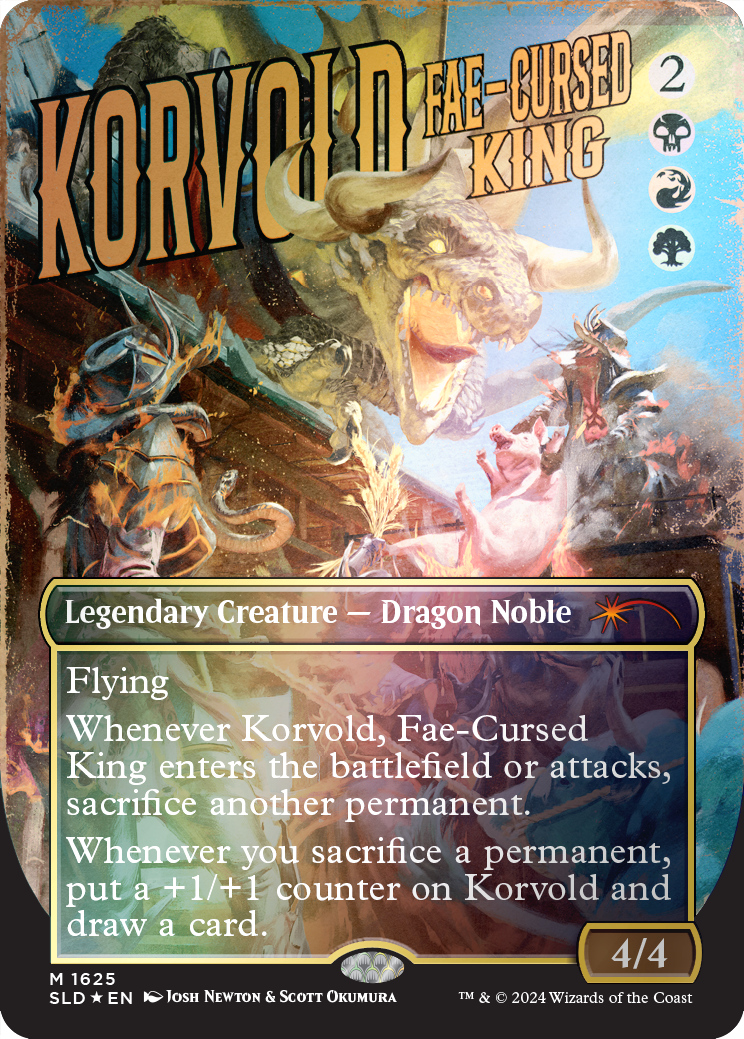 Korvold, Fae-Cursed King (Rainbow Foil) [Secret Lair Drop Series] | L.A. Mood Comics and Games