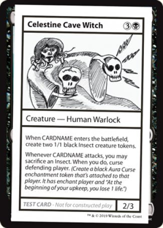 Celestine Cave Witch (2021 Edition) [Mystery Booster Playtest Cards] | L.A. Mood Comics and Games